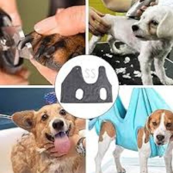 NEW Pet Grooming Hammock Restraint Towel Bag Cat Dog Hammock Helper-SMALL - Picture 5 of 9